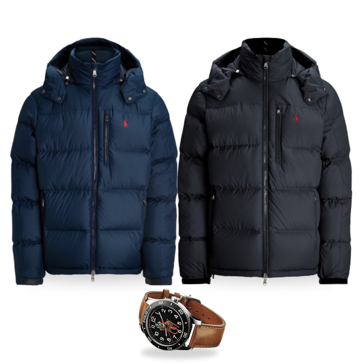 Kit R&L - 2 Premium Puffer Jacket + Exclusive Watch